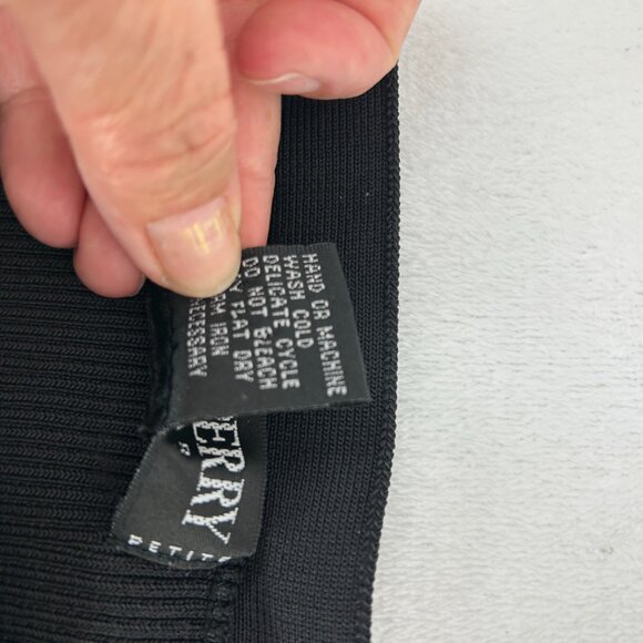 Oliver Perry Women's Knitwear Silk Blend Long Sleeve Shirt Black Size Medium p - Picture 8 of 10